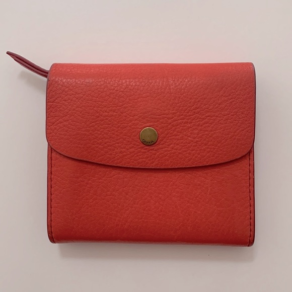 Fossil Handbags - Fossil Red Wallet
